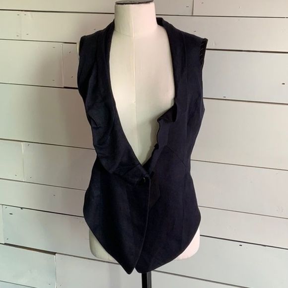 hanii y Jackets & Blazers - Silk & Linen vest